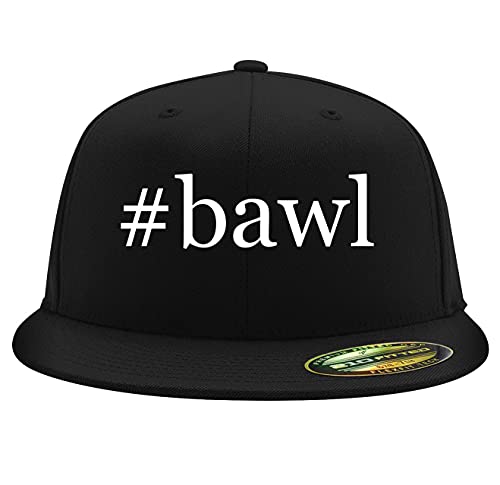#Bawl - Embroidered Adjustable Fit Structured Flat Bill