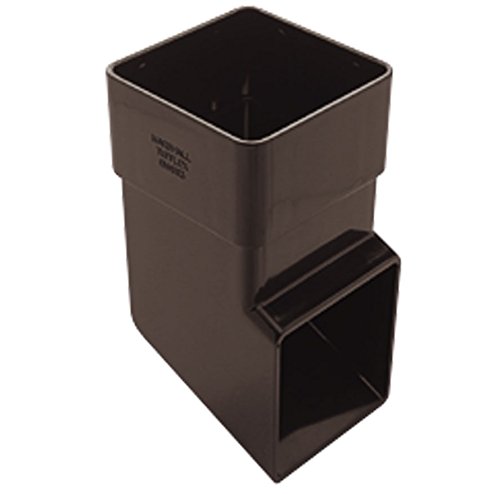 Black Square Guttering and Downpipe - Gutter and Pipe Fittings - Pipe Shoe