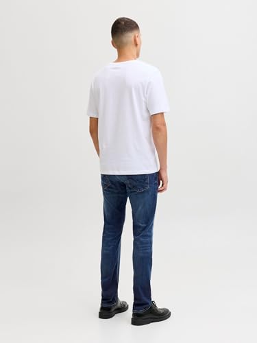 Slim Fit Denim Stretch Broek met Knoopsluiting Stone Washed JJIGLENN JJICON - Afbeelding 6