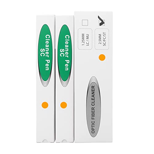 Stylo de nettoyage fibre optique SC FC ST 2.5mm pack de 2 de 800 clics