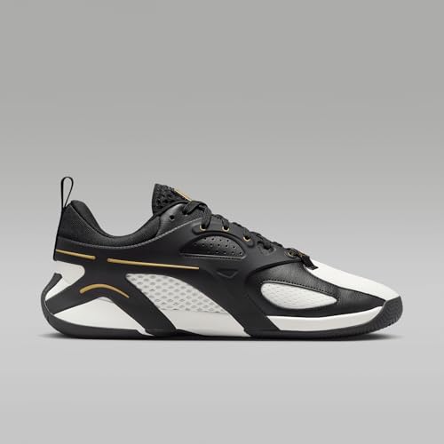 Jordan Heir Basketball Shoes (FQ3858-007, Black/Sail/Metallic Gold)3