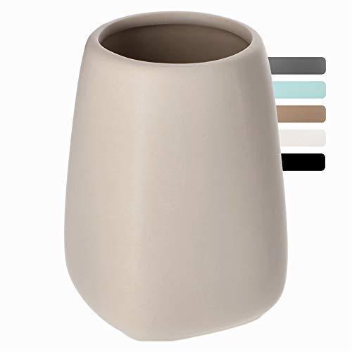 KADAX Vaso de baño, Taza de cerámica para Cepillo de Dientes, Taza de baño, Soporte para Cepillo...