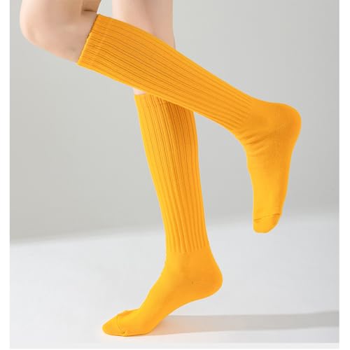 5pairWomen Thigh High Boot Socks,Solid Cotton Boot Calf Socks,Chunky Ribbed Cozy Slouchy Socks,Slouch Socks3