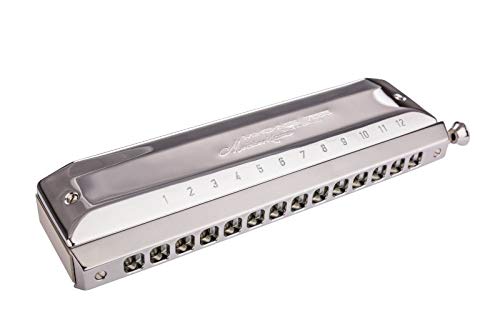 Harmonicas HOHNER MEISTERKLASSE 14 TROUS C DO Harmonicas chromatiques - Les Beatles, Paul McCartney, John Lennon, RIngo Starr, George Harrison Harmonicas HOHNER MEISTERKLASSE 14 TROUS C DO Harmonicas chromatiques – Image 3