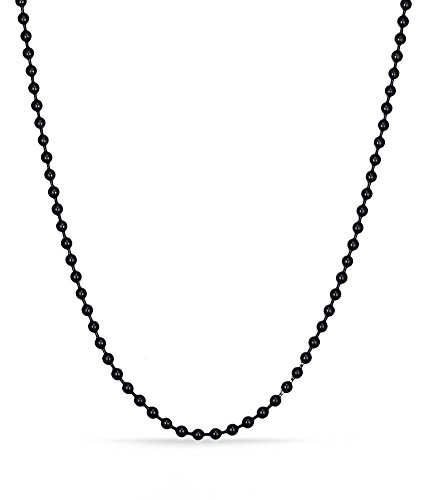 Sinleo DC-1002SGB-G3MMB7 Titanium Stainless Steel Small Beads Ball Chain Necklace thumb #4