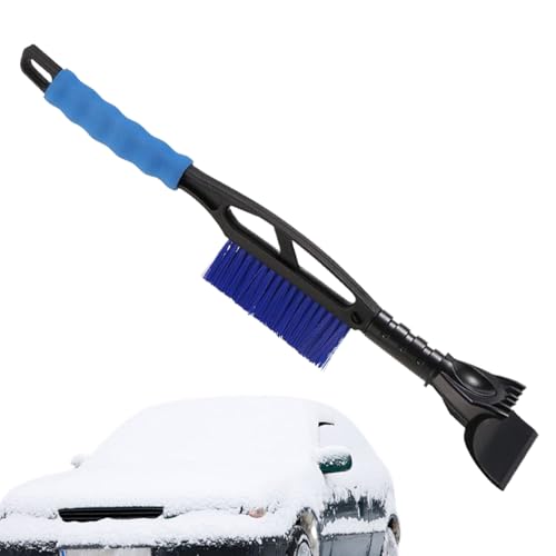 カー スノーブラシ,取り外し可能なフロントガラス用冰雪スクレーパー - 多機能雪かきブラシ ドライブウェイ アウトドア トラック 通勤 駐車場 自宅 冬 自動車用 - 冬季通勤トラック朝駐車家庭フロントガラスドライブウェイ屋外車用