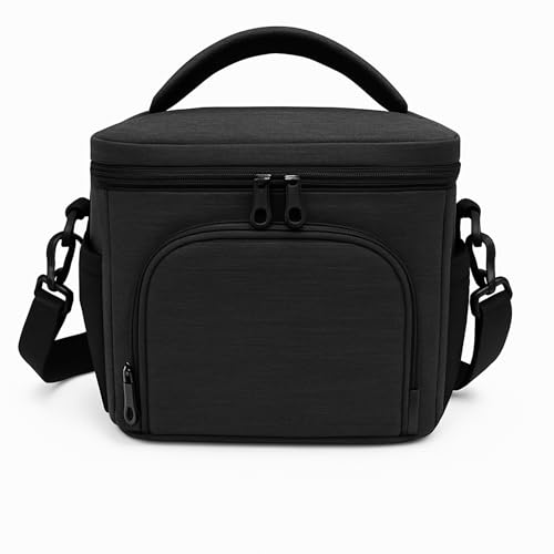 Bolsa Térmica GuardLunch 7L 2 Compartimentos - Lancheira Marmiteira Pequena Impermeável, Mantém Quente/Frio, para Lanches Trabalho Faculdade
