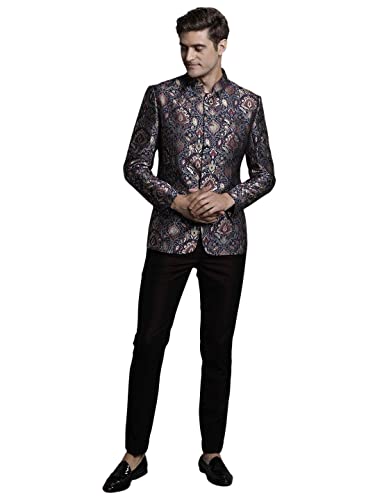 Elina fashion Men's Bandhgala Jodhpuri Nehru Jacket Waistcoat Top Indian Stitched Readymade Festive Wear