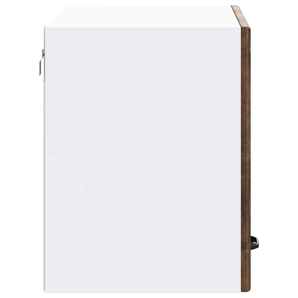 Meuble de cuisine Lucca chêne fumé en aggloméré, 60 x 31 x 40 cm