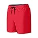 Kids Beach Shorts Loose Elastic Waist Summer Casual Swim Shorts with Inner & Pockets for 6-14 Years