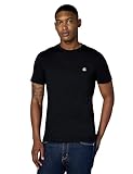 Brooks Brothers Men's Supima Cotton Short Sleeve Crewneck Logo T-Shirt, Black