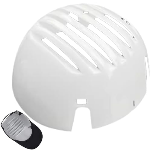 Fituenly Universal Cap Insert, Lightweight Safety Hard Hat, Baseball Cap Insert, White, Cap Style, Head Protection