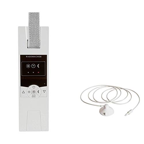 Rademacher RolloTron Standard 1300-UW Elektrischer Gurtwickler für Rollläden Unterputzmontage Touch-Steuerung inkl. Sonnen-/Dämmerungssensor 0 75m