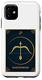 Sagittario Segno Zodiacale Arco e Freccia Simbolo Latino Custodia per iPhone 11