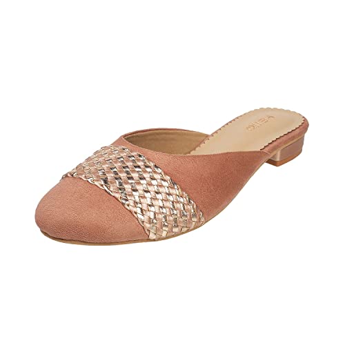 Image of Metro Women's Ethnic Weave Detail Fashion Heel Sandals
