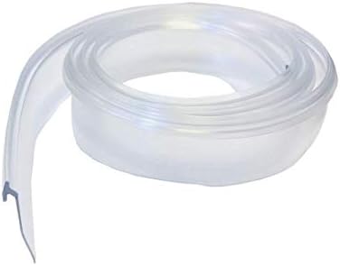 Angled Clear Vinyl Framed Shower Door Drip Sweep - 36-in Long | Made in USA