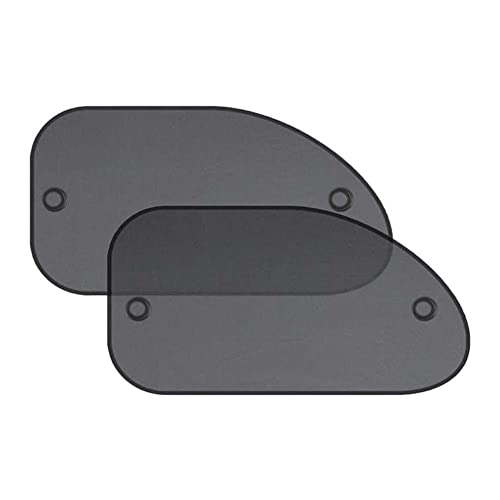 Yirdapall 車用 サンシェード 車窓日よけ カーシェード UVカット サンシェード 車 メッシュ 折り畳み 静電気素材 簡単着脱 遮光 断熱 日除け 車内の目隠し 乗客 赤ちゃん 子供 ペットを保護 (傾斜ギア2個)