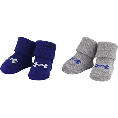Under Armour Baby Boys Knit Bootie Sock, Royal Blue, 0-6 Months