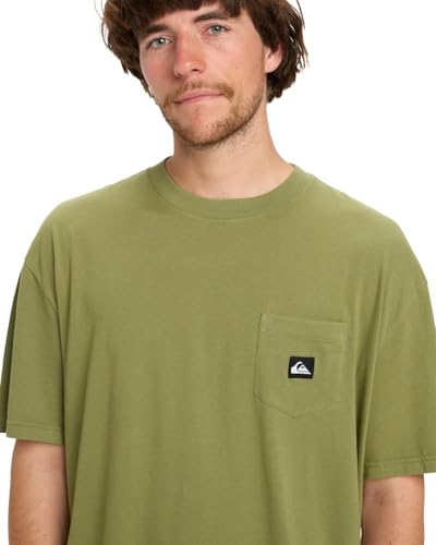 Quiksilver Salt Water Pocket SS Camiseta para Hombre (Paquete de 1)