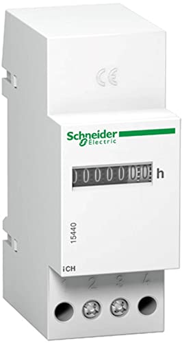 Compteur horaire Schneider Electric 250V pour planifier la maintenance