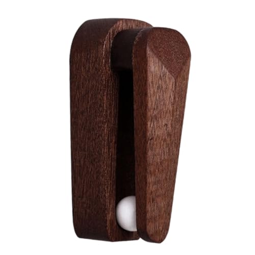 Qianly Gancio per Asciugamani Autoadesivo, Porta Asciugamani, Clip per Asciugamani in Legno per Lavare Coperte di Stoffa per dormitorio, caffè