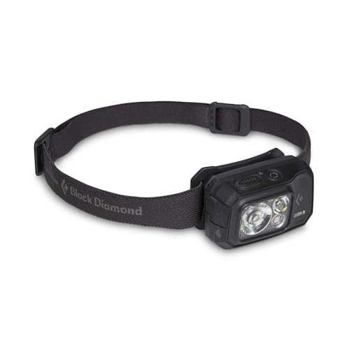 BLACK DIAMOND Storm 500-R Rechargeable Headlamp | 500 Lumens Brightness | Micro-USB Charging | Waterproof & Compact | Camping, Hiking, Running | BD Black