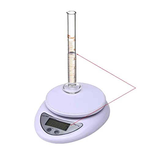 Glass Graduated Cylinder Set Thick Measuring Cylinders 10 Ml With Brush (2Pcs) #TOP5