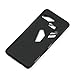 Orzero TPU Case for ASUS ROG Phone (Not fit for Rog Phone 2 2019) Soft Slim with RGB Logo Cutout (with Air Trigger Cutout) Full Protection (Lifetime Replacement)-Matte Black