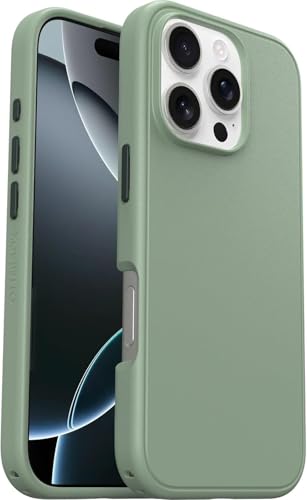 OtterBox iPhone 16 Pro - Symmetry MagSafe Case - Ultra-Slim - Raised Edges Protect Camera & Screen - Non-Retail Packaging - Sagebrush (Green)