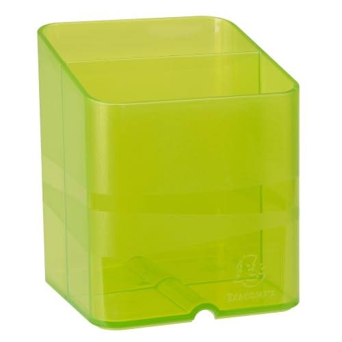 Linicolor Stifteköcher PEN-CUBE Transparent, Apfelgrün, 10 Stück