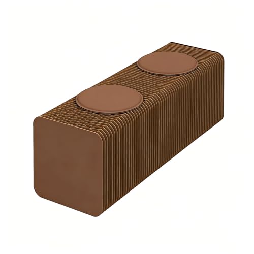 Sofá plegable de papel convertible 3 en 1, banco de zapatos y taburete, 2 plazas para oficina en casa y entrada. Tamaños: 3.9/4.9/6.6/8.2 pies (marrón)