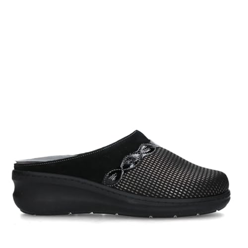 Melluso Ciabatte con Tomaia Elasticizzata da Donna, PD900W (Antracite, Sistema Taglie Calzature EU, Adulto, Numero, Media, 41)