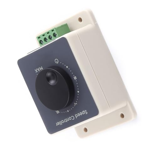 Controlador de velocidad PWM CC 10-60V regulador compacto de 12V 7