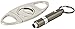 Mantello 2 Piece Cigar Gift Set Stainless Steel Cigar Cutter - Gunmetal Cigar Punch Keychain