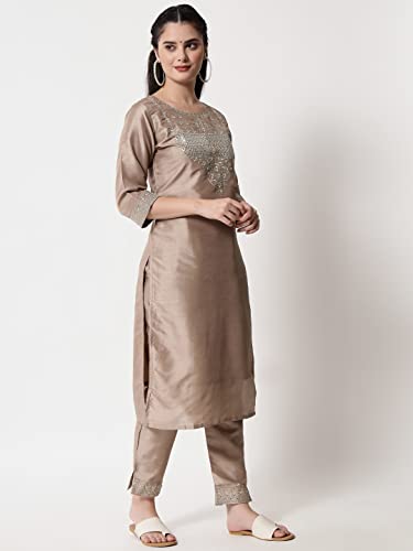 Image of VredeVogel Cotton Silk Blend Women Kurta Set