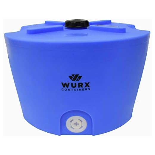 Wurx Containers Spring Creek Space-Saving 20 Gallon Water Container