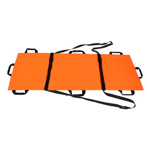 Camilla Medica, Camilla Suave Plegable Portátil,mega Mover,Camilla De Espalda De Rescate De Emergencia (con Bolsa De Transporte) For Rescate En Montaña, Primeros Auxilios, Uso Doméstico(Orange,63in*27