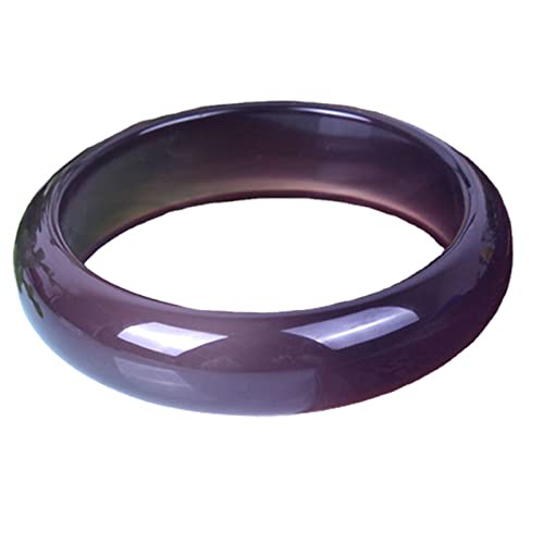 Bracelet en jade violet véritable et jadeite naturelle de 56 mm pour femme