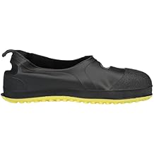 Tingley Overshoes WORKBRUTES Steel Toe Overshoe Black/Yellow Sole XS US Mens 5-6.5, Womens 7-8.5 Medium