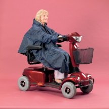 Gefütterter, wasserfester Poncho für Elektromobil/Scooter