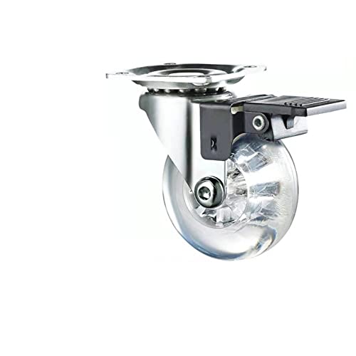 Roulettes pivotantes de haute résistance avec tige filetée M8 x 15 mm durable
