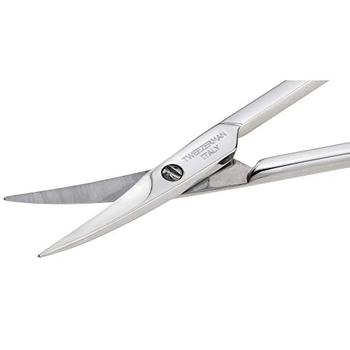 Tweezerman Long Lasting Sharp Cuticle Scissors, Nickle Plated #TOP1