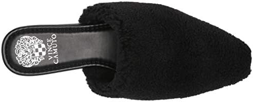 Vince Camuto womens Vameera Faux Shearling Slip-on Mule, Black, 5.5 US | Image 4