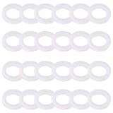 SDTC Tech 24-Pack Leak Preventing Silicone Gaskets Shower Hose Washers for Standard 1/2 Inch Garden Hose Fittings (0.75" x 0.42" / OD x ID)