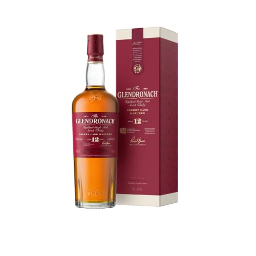 The Glendronach 12 Jahre - Premium Highland Single Malt Scotch Whisky - in edler Geschenkverpackung...