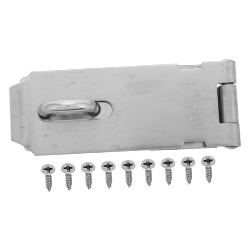 DOITOOL Secure Your Property Safety Door Lock Latch Stainless Steel Hasp for Barn Closet Easy Mounting