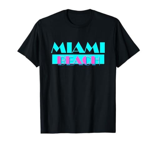 Estilo Vice de Miami Beach Camiseta
