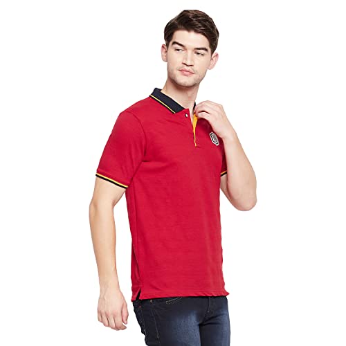 Image of Duke Stardust Men Half Sleeve Red Color Cotton T-Shirt S