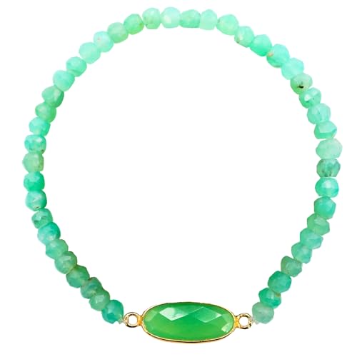 Chrysoprase Bracelet for Women Teen...