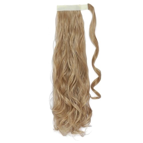 Ponytail Extension Extensión de Coleta Resistente al Calor, Ondulado, Sintético, Envuelto, Coleta de Caballo para Mujeres (27-613,18 pulgadas)